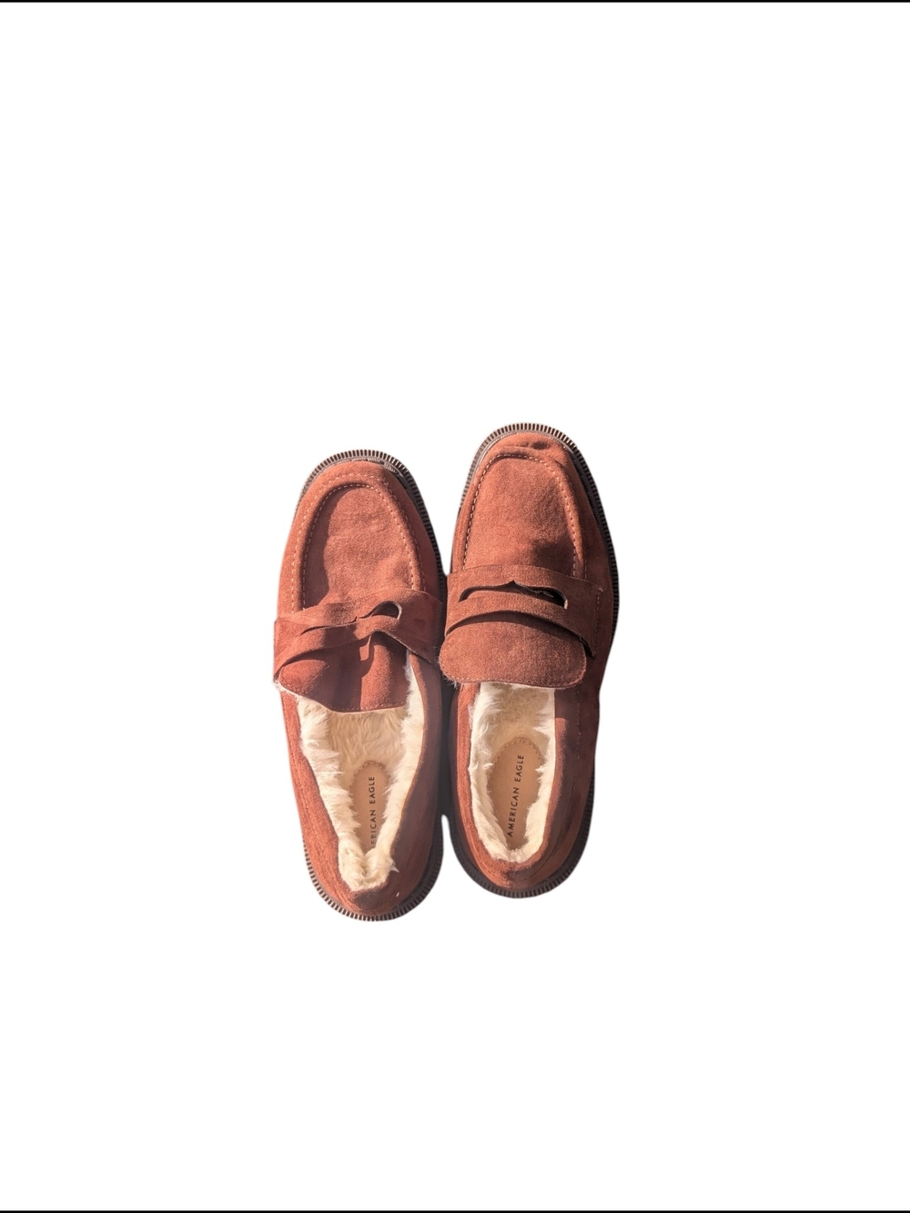 American Eagle Faux Suede Loafers
